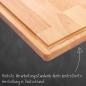 Preview: Schneidebrett (L) und Küchenbrett aus Holz massiv Buche - Perfekte Schneideunterlage für die Küche | 38,5x28,5 | Perfekt als Kochbrett, Brot Schneidbrett und Küchenbrett BL